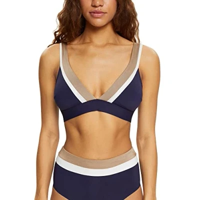 Abbildung von Esprit Wattiertes Bikinitop, Damen, Größe: 40, Navy