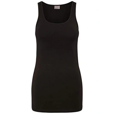 Abbildung von VERO MODA Damen VMMAXI My Soft UU Tank NOOS Top, Schwarz (Black), 36 (Herstellergröße: S)
