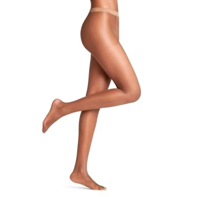 Abbildung von FALKE Damen Invisible Deluxe 8 DEN W TI Ultra transparent einfarbig 1 Stück Strumpfhose, Höhen, Braun (Hazel 5187), S M
