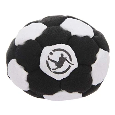 Abbildung von Hacky Sack Footbag mit 32 Paneelen Modell Precision FUSSJONGLIEREN Hergestellt aus Ultra Wildleder (Amara) Kunststoffgewebe, Gefüllt EPS Kunststoffpaletten, Handgenäht