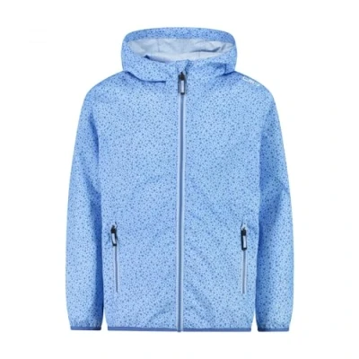Abbildung von CMP Kinder Regenjacke mit fester Kapuze, Sky, 110