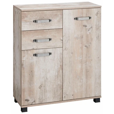 Abbildung von Schildmeyer Milan Kommode 134745, finduseiche Dekor, 32 x 80.6 94.8 cm