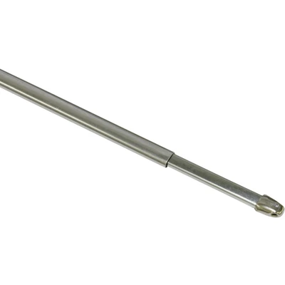 Abbildung von GARDINIA Vitragestange flachoval, Ausziehbar, Gardinenstange ohne Bohren und Schrauben, Metall/Kunststoff, Chrom, 40 65 cm, 2 Stück