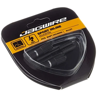 Abbildung von Jagwire Inline Zugeinsteller Mini, Schwarz, 2 Stück