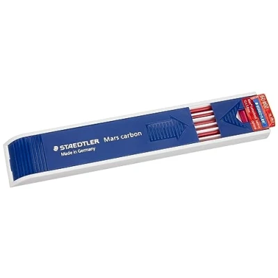 Abbildung von STAEDTLER Farb Zeichenmine Mars Lumochrom, Farbe Karmin, 2 mm, für Fallminenstifte, 204 29