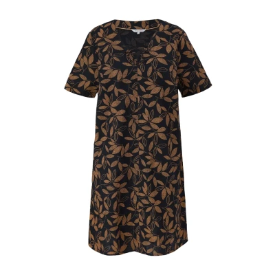 Abbildung von Triangle MIT Alloverprint Freizeitkleid, Damen, Größe: 46, Schwarz