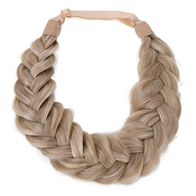 Abbildung von CAISHA Zopf Haarteil Haarband Stirnband Haarschmuck Geflochten Hellblond Mix HZ206