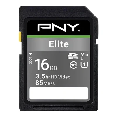 Abbildung von PNY Elite SDHC Card 16GB Class 10 UHS I U1 85MB/s