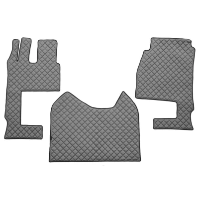 Abbildung von F CORE FL04 GRAY Fußmattensatz Eco Leder vorne 3 grau