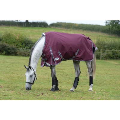 Abbildung von Weatherbeeta Winterdecke Comfitec Plus Dynamic II Standard Neck Medium/Lite Maroon/Grau/Weiß 115/160