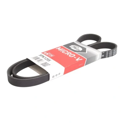 Abbildung von GATES Micro V 5PK1255 Keilrippenriemen 1255 5 Polyester, EPDM (Ethylen Propylen Dien Kautschuk) OPEL: Vectra C Saloon, Astra G CC, Zafira A
