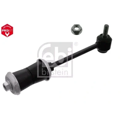 Abbildung von febi BILSTEIN 49631 Koppelstange Hinterachse links, rechts 222 M10 x 1,5 Plus mit Unterlegscheiben, Lager, Mutter