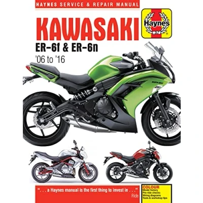Abbildung von Kawasaki ER 6f &amp; 6n (06 16) (Haynes Service and Repair Manual)