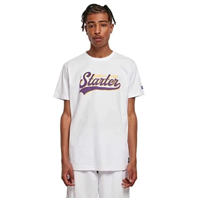 Abbildung von Starter Tshirt print, Herren, Größe: Medium, White