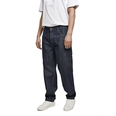 Abbildung von Southpole Embossed Jeans Straight Leg, Herren, Größe: 32, Raw indigo