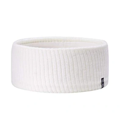 Abbildung von Enter the Complex® Stirnband für Damen und Herren aus 100% Merino Wolle, Winter Kopfband, weich stylish, Unisex, Weiß