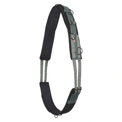 Abbildung von Imperial Riding Longiergurt Deluxe Extra Nylon Dark Sage Warmblut