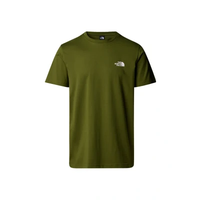 Abbildung von The North Face Simple DOME TEE Tshirt print, Herren, Größe: Small, Woodland green
