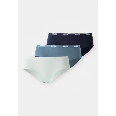 Abbildung von Puma Hipster 3 PACK Slip, Damen, Größe: Small, Dusk blue