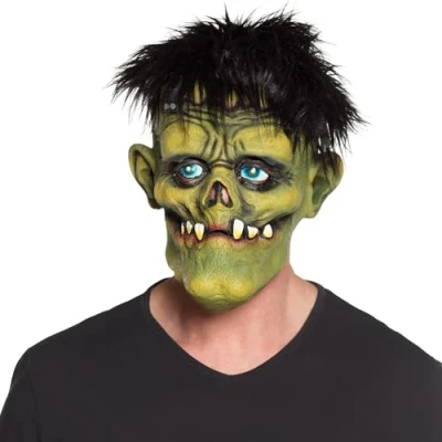 Abbildung von Boland 97573 Maske Creepy Monster aus Latex mit Haaren, Gruselmaske für Karneval oder Halloween, Faschingskostüme, Horror Kostüm, Zombie