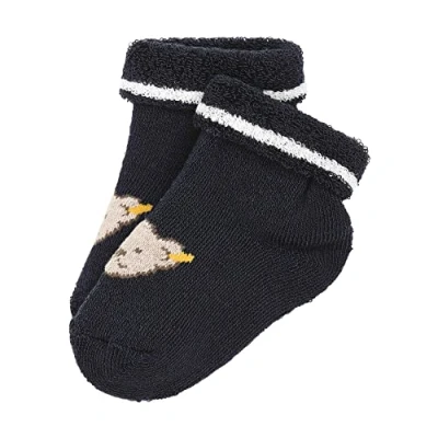 Abbildung von Steiff Unisex Baby kurz Socken GOTS, Navy, 14