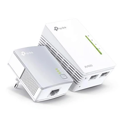 Abbildung von TP Link WLAN Powerline Adapter Set TL WPA4220 KIT(600Mbit/s, 300Mbit/s, Wi Fi Clone, Fast Ethernet LAN, Plug&amp;Play, Kompatibel mit allen HomePlug AV/AV2)