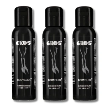 Abbildung von MEGASOL Eros Super Concentrated Bodyglide 3x200ml Gleitgel Gleitmittel