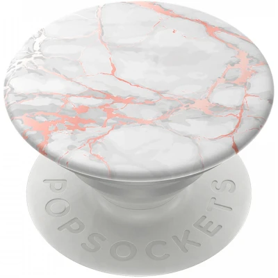 Abbildung von PopSockets Handy Griff Roségold Lutz Marble