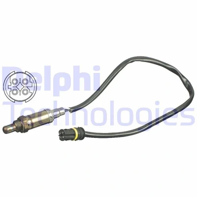 Abbildung von DELPHI ES11114 12B1 Lambdasonde Fingersonde, beheizt BMW: 5 Saloon, 3 Coupe