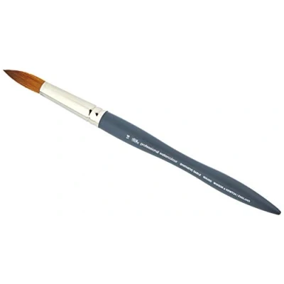 Abbildung von Winsor &amp; Newton 5011116 Professional Aquarellpinsel, Malpinsel für Aquarellfarben mit synthetischen Fasern, ergonomischer Griff, langlebig formstabil, kurze Stiel Rundpinsel Nr. 16
