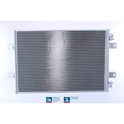 Abbildung von NISSENS 940077 Klimakondensator ohne Trockner Aluminium 585 R 134a RENAULT: Master Pro Van