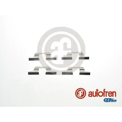Abbildung von AUTOFREN SEINSA D42492A Zubehörsatz, Scheibenbremsbelag Hinterachse VOLKSWAGEN: Golf 2, Polo III Hatchback, 4 Cabrio, AUDI: A4 B5 Saloon, A8 D2