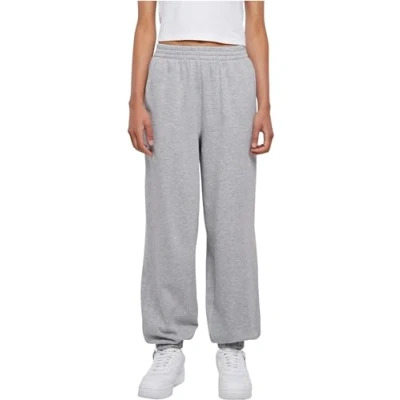 Abbildung von Build Your Brand Damen BY265 Ladies High Waist Ballon Sweat Pants Hose, heathergrey, 3XL