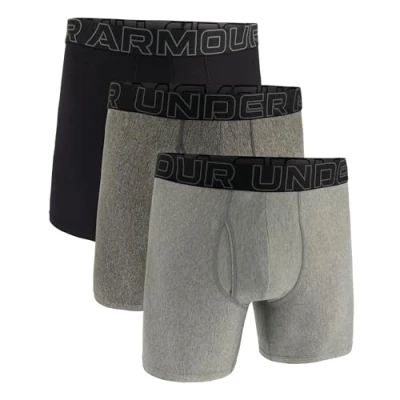 Abbildung von Under Armour Herren Tech Performance Boxershorts im 3er Pack, 15 cm Beinlänge atmungsaktiv, feuchtigkeitsableitend, weiches Tragegefühl, ganztägiger Komfort