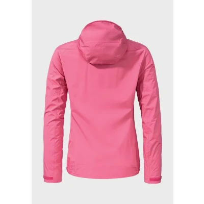 Abbildung von Schöffel Vistdal Regenjacke / wasserabweisende Jacke, Damen, Größe: 46, Pink