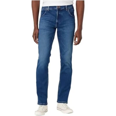 Abbildung von Wrangler Greensboro Jeans Straight Leg, Herren, Größe: 44x34, Verve