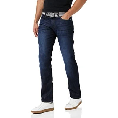 Abbildung von Enzo Herren EZ324 Straight Jeans, Blue (Darkwash), W32/L34 (Size:32 L)