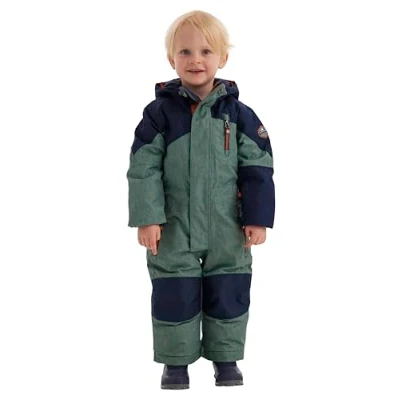 Abbildung von Killtec Unisex Kesley Mini Skioverall/Schneeanzug mit Kapuze und Schneefang , waldgrün, 86/92