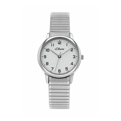Abbildung von s.Oliver Quarzuhr Uhr, Damen, Größe: One Size, Silber