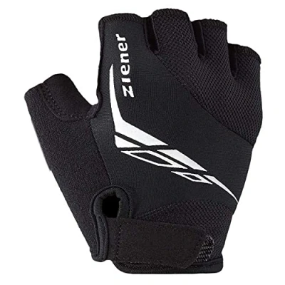 Abbildung von Ziener Kinder CANIZO Fahrrad , Mountainbike Radsport Handschuhe Kurzfinger atmungsaktiv/dämpfend, black, S