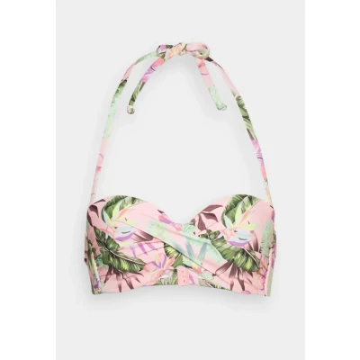 Abbildung von s.Oliver WIRE Bandeau Bikinitop multicoloured, Damen, Größe: 44xD, Multi coloured