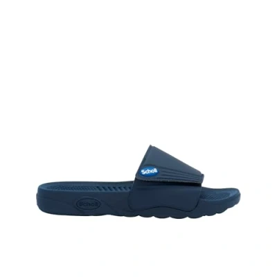 Abbildung von Scholl Herren Nautilus Slide Sandale, Navy Blu, 46 EU