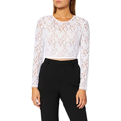 Abbildung von Stockerpoint Damen Bluse B 9020 Trachtenbluse, Weiß (Weiß Weiß), (Herstellergröße: 44)