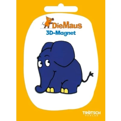 Abbildung von Trötsch Die Maus 3D Magnet Elefant stehend: Sendung mit der