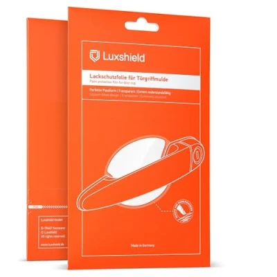 Abbildung von Luxshield Auto Türgriff Schutzfolie Griffmulde für BMW X1 2 (II) F48 I 2015 2022 Kratzschutz, Lackschutzfolie Transparent glänzend