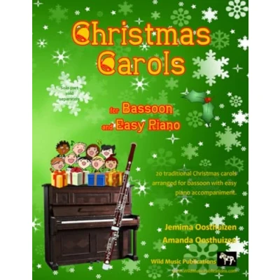 Abbildung von Christmas Carols for Bassoon and easy Piano: 20 Traditional arranged with Piano accompaniment. Play first ... Brilliant Book of Carols.