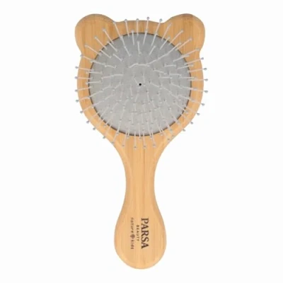 Abbildung von PARSA Beauty Nature Kids Wet&amp;Dry Bürste Haare entwirren mit Koalaprint Haarentwirrbürste für Kinder aus FSC® zertifiziertem Bambus trockene und nasse