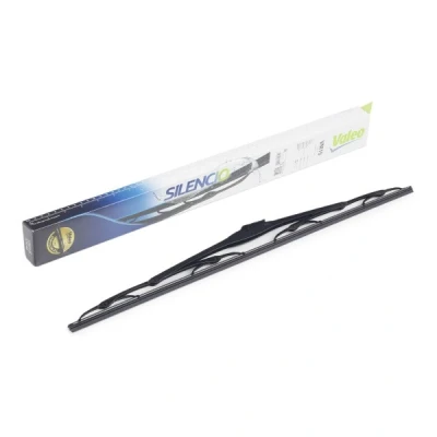 Abbildung von Scheibenwischer Valeo Silencio Conventional Single 574140 600mm vorne Standard mit integrierter Waschwasserdüse, Leitung
