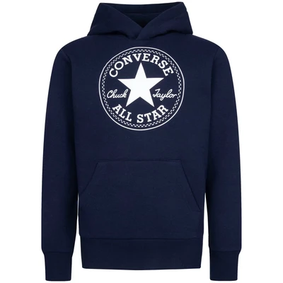 Abbildung von Converse CORE Hoodie Kapuzenpullover für Kinder, Größe: 147/163, Obsidian