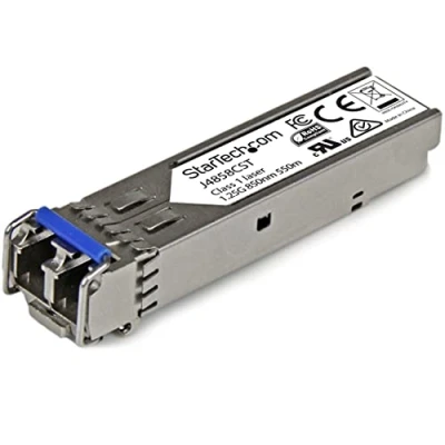 Abbildung von StarTech.com Gigabit LWL SFP Transceiver Modul HP J4858C kompatibel MM LC mit DDM 550m 1000Base SX